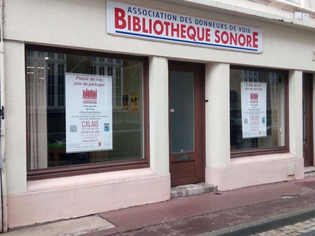 Le nouveau local de la Bibliothèque Sonore, se trouvant au 17 rue de Vic